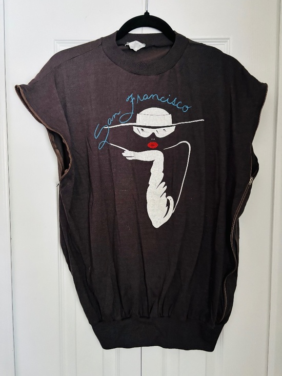 Monterey Tops - RARE 1980's SAN FRANCISCO Full Side Zip Tank
